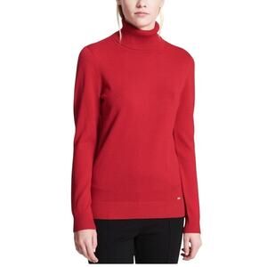 Calvin Klein Red Turtleneck Sweater Size Large